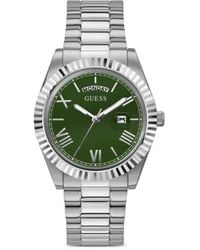 Guess - Stainless Steel Quartz 42Mm - Lyst