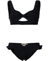 Paramidonna - Valentina Bow Ruffled Bikini - Lyst