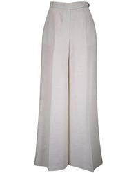 Kiton - Buckle Wide Leg Trousers - Lyst