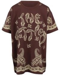 The Attico - Paisley-Print T-Shirt - Lyst