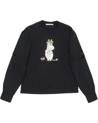 Acne Studios - Graphic-Print Sweatshirt - Lyst