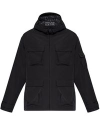 Versace Jeans Couture - Hooded Pocket Jacket - Lyst