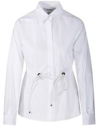 Max Mara - "Tazzina" Cotton Popeline Classic Shirt - Lyst