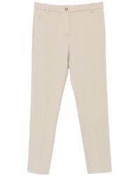 Pinko - Bello Pressed-Crease Belt-Loop Trousers - Lyst