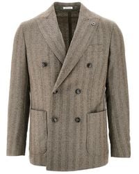 BRERAS Milano - Blazer con doble botonadura - Lyst
