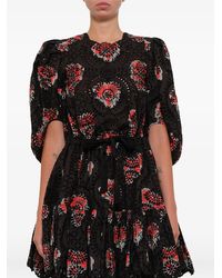 McQueen - Jurk Met Broderie Anglaise Print - Lyst