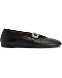 Giuseppe Zanotti - Georgia Buckle Ballet Flats - Lyst