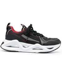 EA7 - Mesh-panelled Low-top Sneakers - Lyst
