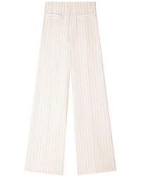 Sandro - Striped Trousers - Lyst