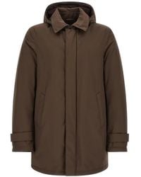 Herno - Detachable-Hood Matte-Finish Parka - Lyst