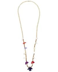 BLAKLACE - Beaded Charm Necklace - Lyst