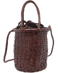 Dragon Diffusion - Bolso bombonera Lina de piel - Lyst