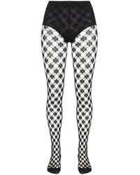 Wolford - Collants En Résille À Motif Géométrique - Lyst