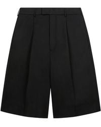 About Blank - Pleated Shorts - Lyst