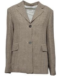 Max Mara - Gita Geruite Blazer - Lyst