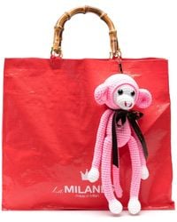 La Milanesa - Bolso shopper con aplique animal - Lyst