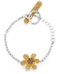 Marni - Rhinestone Daisy Bracelet - Lyst