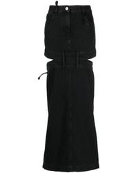 The Attico - Jupe Longue En Jean - Lyst