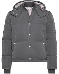 Thom Browne - Front Snap-Closure Bomber Jacket - Lyst