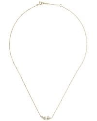Mizuki - 14Kt Sea Of Beauty Diamond Cluster Necklace - Lyst