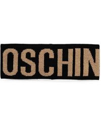 Moschino - Logo-Intarsia Knitted Headband - Lyst