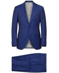 Paoloni - Single-Breasted Peaked-Lapel Suit - Lyst