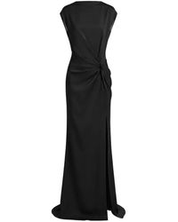 Gemy Maalouf - Loose-Cut Draping Maxi Dress - Lyst