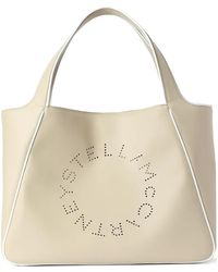 Stella McCartney - Sac Cabas À Logo Et Passepoil Contrastant - Lyst