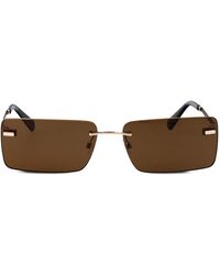 Calvin Klein - Rectangle Sunglasses - Lyst