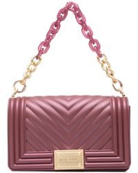 Marc Ellis - Small Flat 27 Chevron-Quilted Logo-Plaque Tote Bag - Lyst