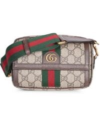 Gucci - Gg Supreme Web-Stripe Messenger Bag - Lyst