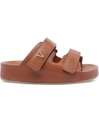 Via Roma 15 - レザーサンダル - Lyst