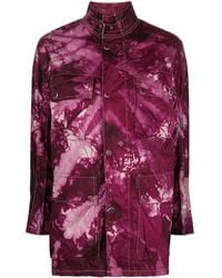 Stain Shade - Tie Dye-Print Multi-Pockets Jacket - Lyst