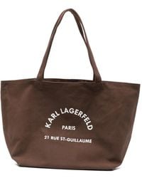 KARL LAGERFELD - ロゴ トートバッグ - Lyst