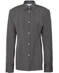 Prada - Single-Breasted Pinstripe Jacket - Lyst