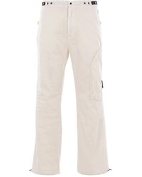 Stone Island - Relaxed Fit Chino Trousers Organic Look Nylon Panama-Tc - Lyst