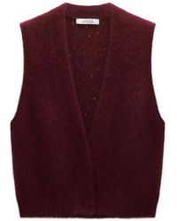 Dorothee Schumacher - V-Neck Knitted Gilet - Lyst