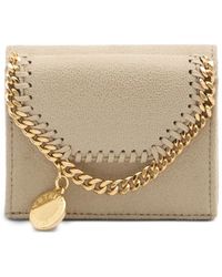Stella McCartney - Falabella Chain Trifold Wallet - Lyst