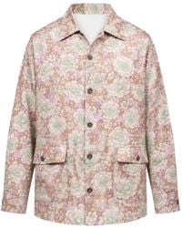 Paul & Joe - Leonard Floral-Print Pocket-Detail Shirt - Lyst