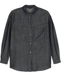 ARMANI EXCHANGE - Camicia A Maniche Lunghe - Lyst