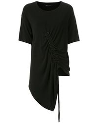 UMA | Raquel Davidowicz Gesmockte Blouse - Zwart