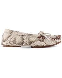 Paris Texas - Embossed-Leather Loafers - Lyst