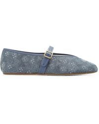 COACH - Sequin-Embellished Ballet Flats - Lyst