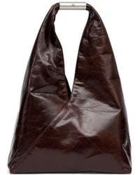 MM6 by Maison Margiela - Japanese Calf Leather Tote Bag - Lyst