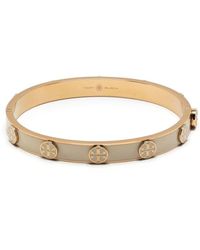 Tory Burch - Emailliertes Armband mit Logo - Lyst