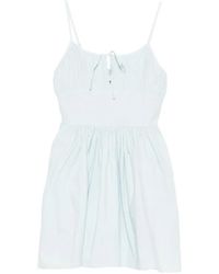 ROTATE BIRGER CHRISTENSEN - Gathered Tie-Front Top - Lyst