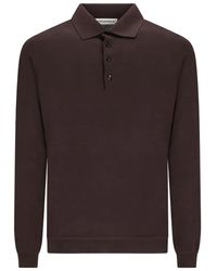 GOES BOTANICAL - Buttoned Long-Sleeve Polo Shirt - Lyst