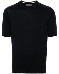 Peserico - Fine-knit Short-sleeves Jumper - Lyst
