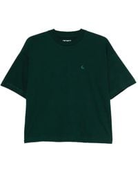 Carhartt - Camiseta corta con logo bordado - Lyst