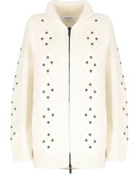 Laneus - Cardigan Con Borchie - Lyst